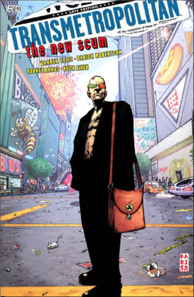 Cover for Transmetropolitan (DC, 1998 series) #4 - The New Scum [First Printing]