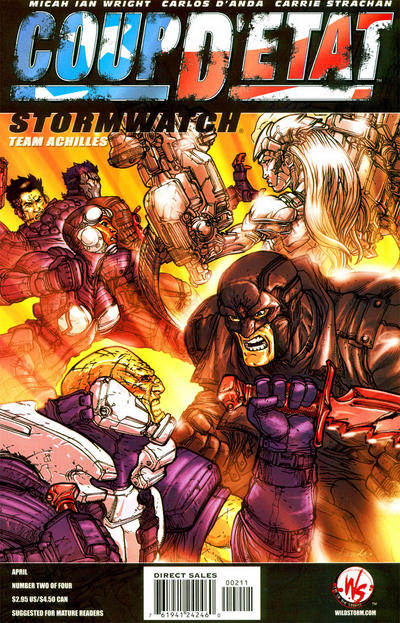 Cover for Coup D'etat: StormWatch (DC, 2004 series) #1 (2) [Carlos D'Anda Cover]