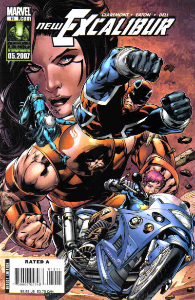Cover for New Excalibur (Marvel, 2006 series) #19 [Direct Edition]