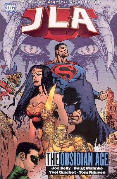 Cover for JLA (DC, 1997 series) #11 - The Obsidian Age, Book 1 [Later Printing]