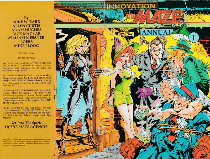 Cover for The Maze Agency Annual (Innovation, 1990 series) #1