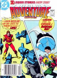 Cover Thumbnail for Adventure Comics (DC, 1938 series) #498 [Newsstand]