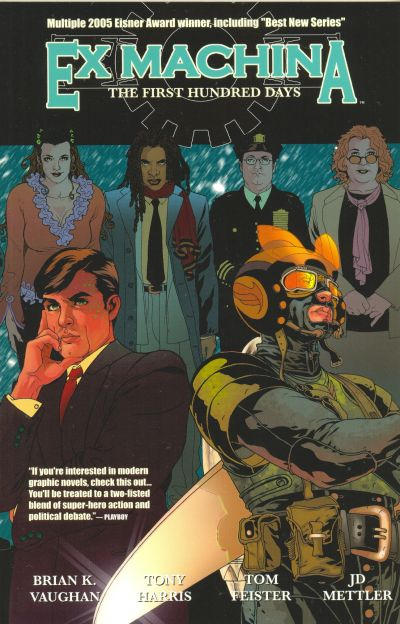 Cover for Ex Machina (DC, 2005 series) #1 - The First Hundred Days [First Printing]