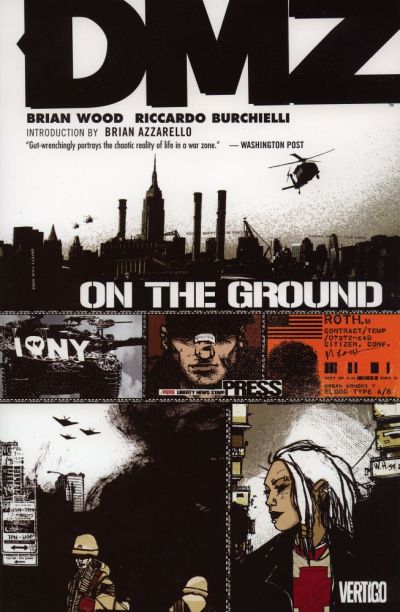 Cover for DMZ (DC, 2006 series) #1 - On the Ground [First Printing]