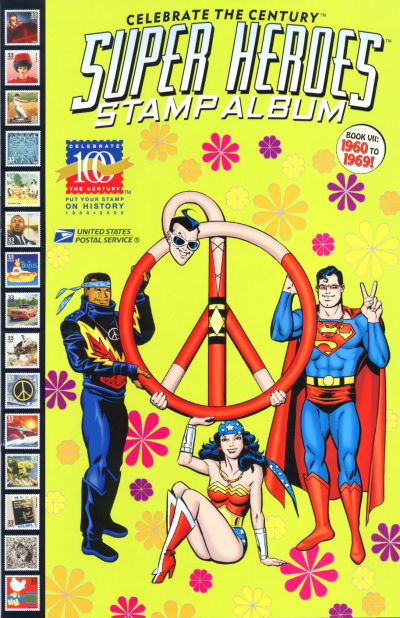 Cover for Celebrate the Century [Super Heroes Stamp Album] (DC / United States Postal Service, 1998 series) #7