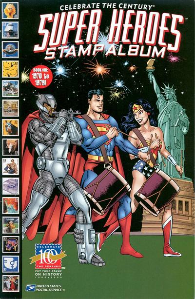 Cover for Celebrate the Century [Super Heroes Stamp Album] (DC / United States Postal Service, 1998 series) #8