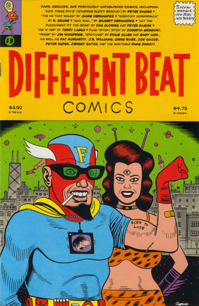 Cover for Different Beat Comics (Fantagraphics, 1994 series) #1
