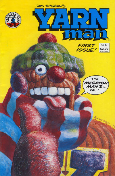 Cover for Yarn Man (Kitchen Sink Press, 1989 series) #1