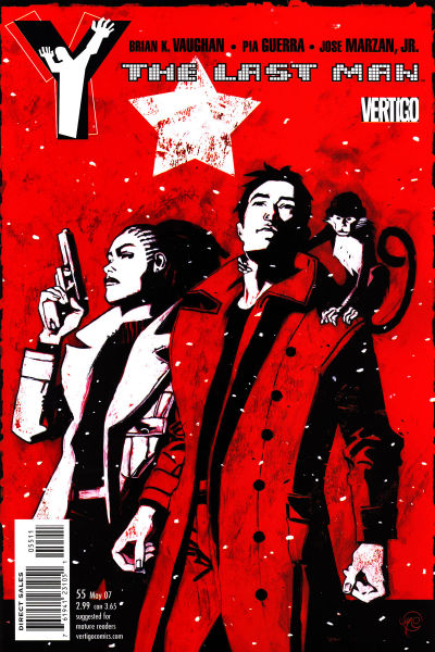 Cover for Y: The Last Man (DC, 2002 series) #55