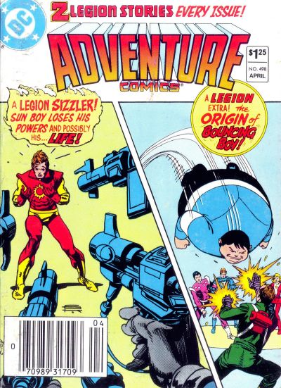 Cover for Adventure Comics (DC, 1938 series) #498 [Newsstand]