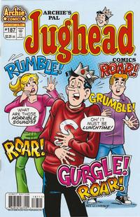 Cover for Archie's Pal Jughead Comics (Archie, 1993 series) #187