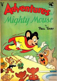 Cover for Adventures of Mighty Mouse (St. John, 1952 series) #17