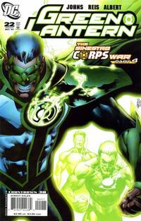 Cover Thumbnail for Green Lantern (DC, 2005 series) #22 [First Printing]