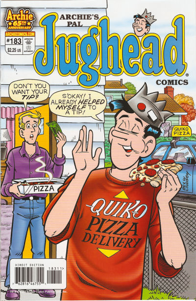 Cover for Archie's Pal Jughead Comics (Archie, 1993 series) #183