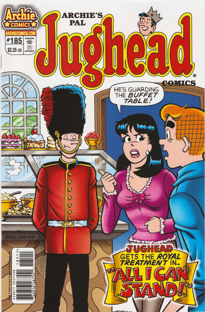Cover for Archie's Pal Jughead Comics (Archie, 1993 series) #185