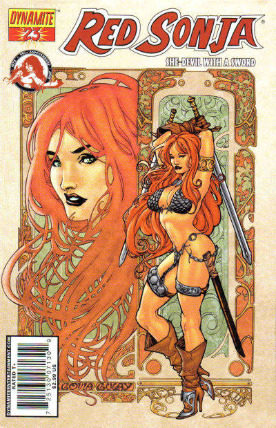 Cover for Red Sonja (Dynamite Entertainment, 2005 series) #23 [Stephen Segovia Cover]