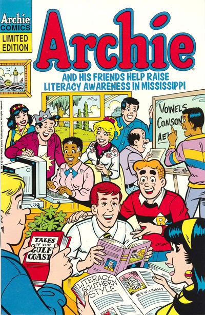 Cover for Archie and His Friends Help Raise Literacy Awareness (Archie, 1994 series) 