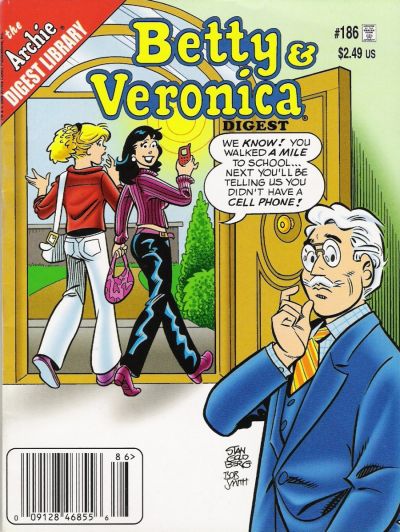 Cover for Betty and Veronica Comics Digest Magazine (Archie, 1983 series) #186 [Newsstand]