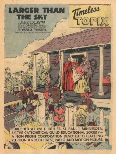Cover for Timeless Topix (Catechetical Guild Educational Society, 1942 series) #v4#8