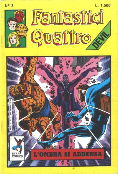 Cover for Fantastici Quattro (Edizioni Star Comics, 1988 series) #3