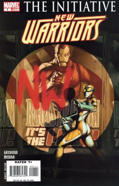 Cover for New Warriors (Marvel, 2007 series) #1