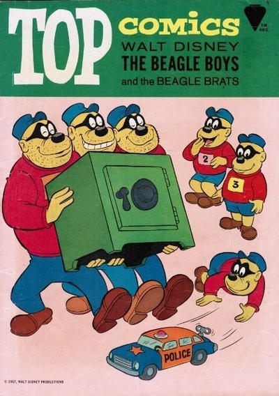 Cover for Top Comics Walt Disney The Beagle Boys (Western, 1967 series) #1