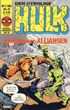 Cover for Hulk (Semic, 1984 series) #6/1985