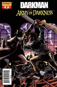 Cover Thumbnail for Darkman vs. The Army of Darkness (Dynamite Entertainment, 2006 series) #2 [George Pérez Cover]