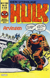 Cover Thumbnail for Hulk (Semic, 1984 series) #12/1984
