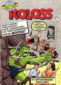 Cover Thumbnail for Koloss (Serieforlaget / Se-Bladene / Stabenfeldt, 1968 series) #5/1968