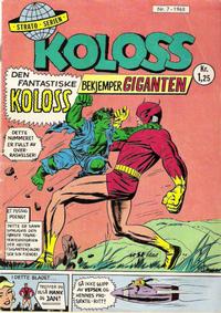 Cover Thumbnail for Koloss (Serieforlaget / Se-Bladene / Stabenfeldt, 1968 series) #7/1968