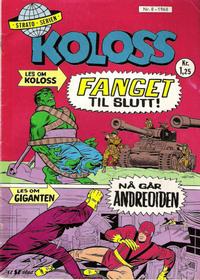 Cover Thumbnail for Koloss (Serieforlaget / Se-Bladene / Stabenfeldt, 1968 series) #8/1968