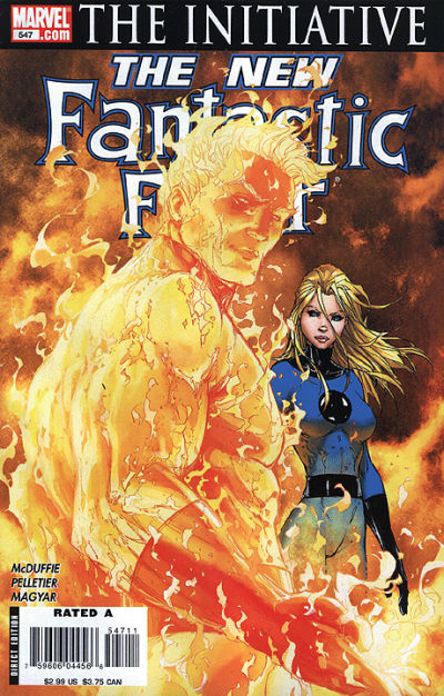 Cover for Fantastic Four (Marvel, 1998 series) #547 [Direct Edition]