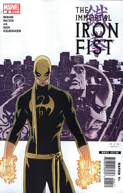 Cover for The Immortal Iron Fist (Marvel, 2007 series) #6 [Direct]