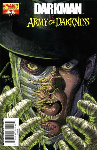 Cover for Darkman vs. The Army of Darkness (Dynamite Entertainment, 2006 series) #3 [George Pérez Cover]