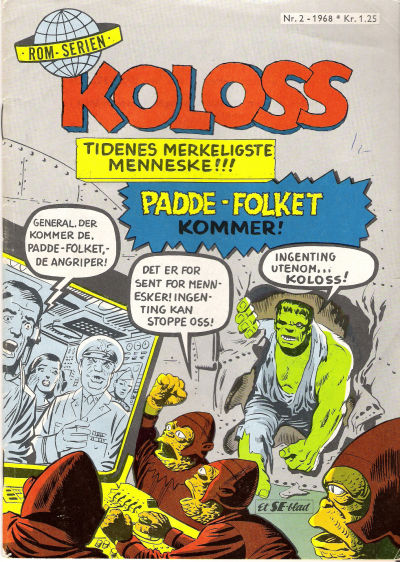 Cover for Koloss (Serieforlaget / Se-Bladene / Stabenfeldt, 1968 series) #2/1968