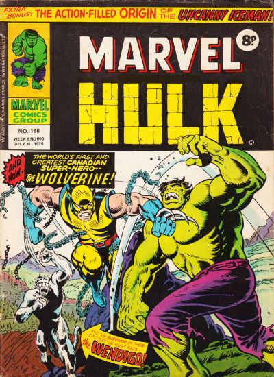 Cover for The Mighty World of Marvel (Marvel UK, 1972 series) #198