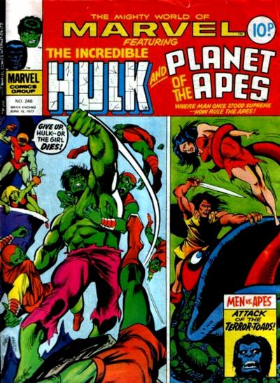 Cover for The Mighty World of Marvel (Marvel UK, 1972 series) #246