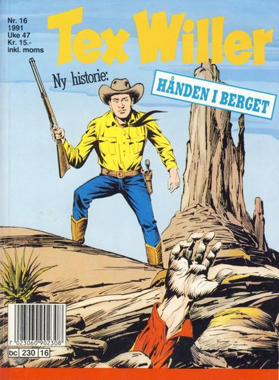 Cover for Tex Willer (Semic, 1977 series) #16/1991
