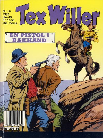 Cover for Tex Willer (Semic, 1977 series) #16/1992