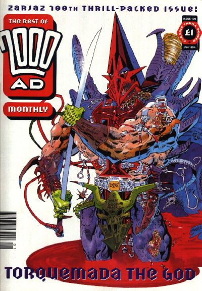 Cover for The Best of 2000 AD Monthly (Fleetway Publications, 1991 series) #100