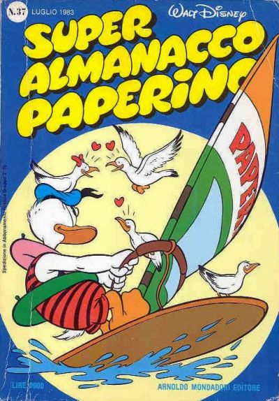 Cover for Super Almanacco Paperino (Mondadori, 1980 series) #37