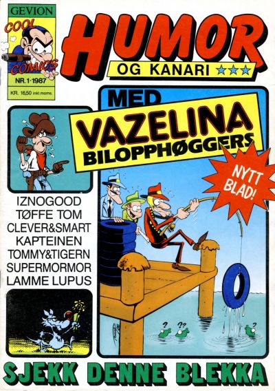 Cover for Humor og kanari (Gevion, 1987 series) #1/1987
