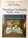 Cover for "Speaking of Inalienable Rights, Amy..." (A Doonesbury Book) (Holt, Rinehart and Winston, 1976 series) #[nn] [Fifth Printing]