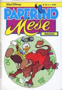 Cover for Paperino Mese (Mondadori, 1986 series) #83