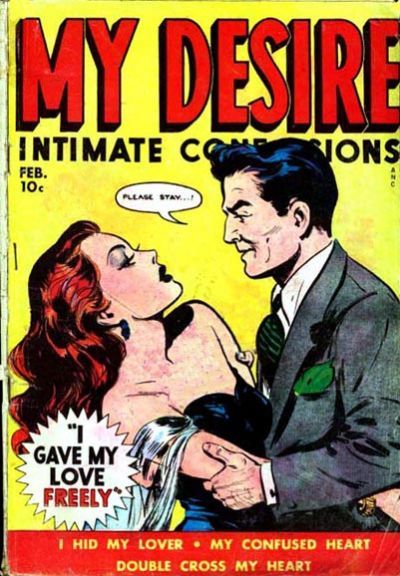 Cover for My Desire Intimate Confessions (Fox, 1949 series) #3