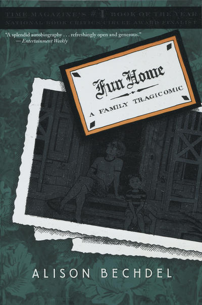 Cover for Fun Home: A Family Tragicomic (Houghton Mifflin, 2007 series) [National Book Critics Circle Cover]
