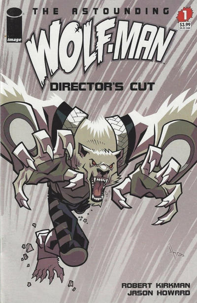 Cover for The Astounding Wolf-Man (Image, 2007 series) #1 Director's Cut