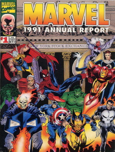 Cover for Marvel Annual Report (Marvel, 1991 series) #1991