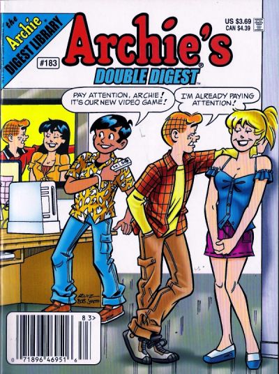 Cover for Archie's Double Digest Magazine (Archie, 1984 series) #183